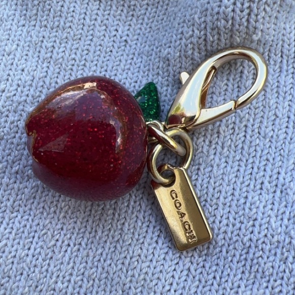 Coach Other Coach Sparkly Red Apple Bag Charm Poshmark